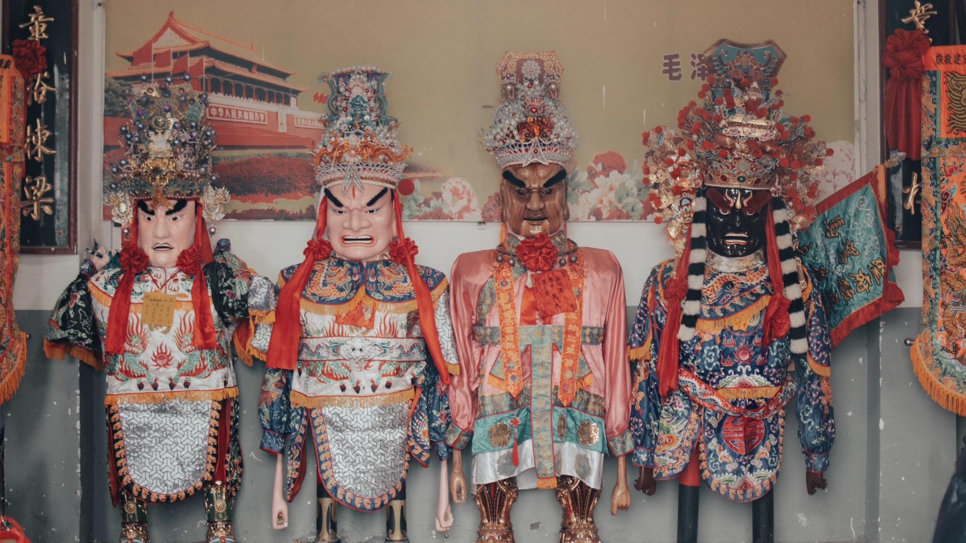 Four Divine Statues
